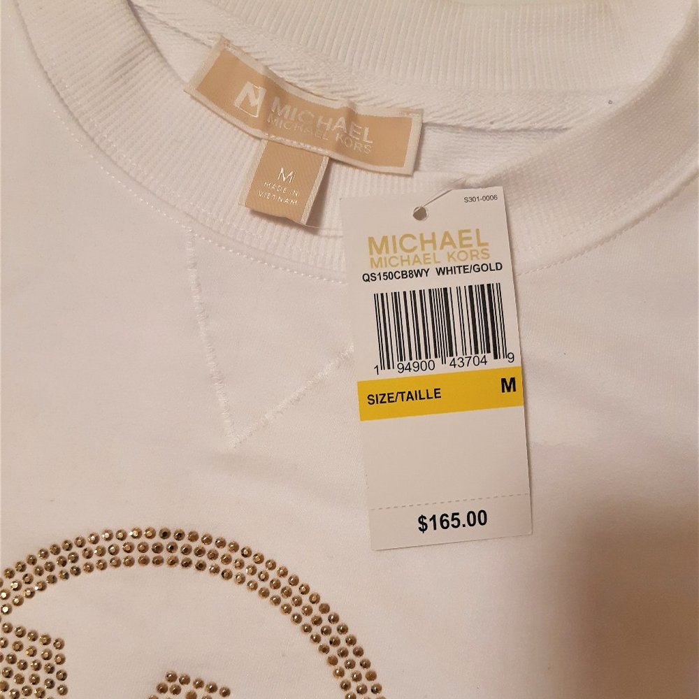❌ SOLD ❌Michael Kors | Gold Logo| Sweatshirt - Picture 6 of 16